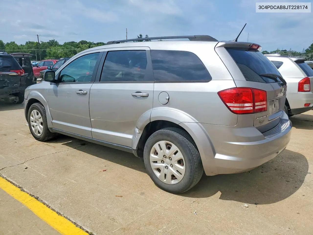 2018 Dodge Journey Se VIN: 3C4PDCAB8JT228174 Lot: 61851466