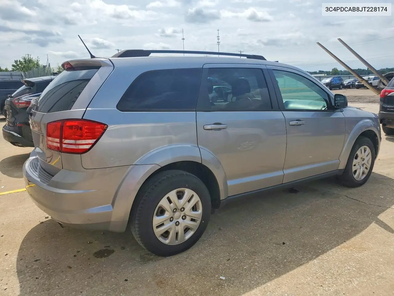 2018 Dodge Journey Se VIN: 3C4PDCAB8JT228174 Lot: 61851466