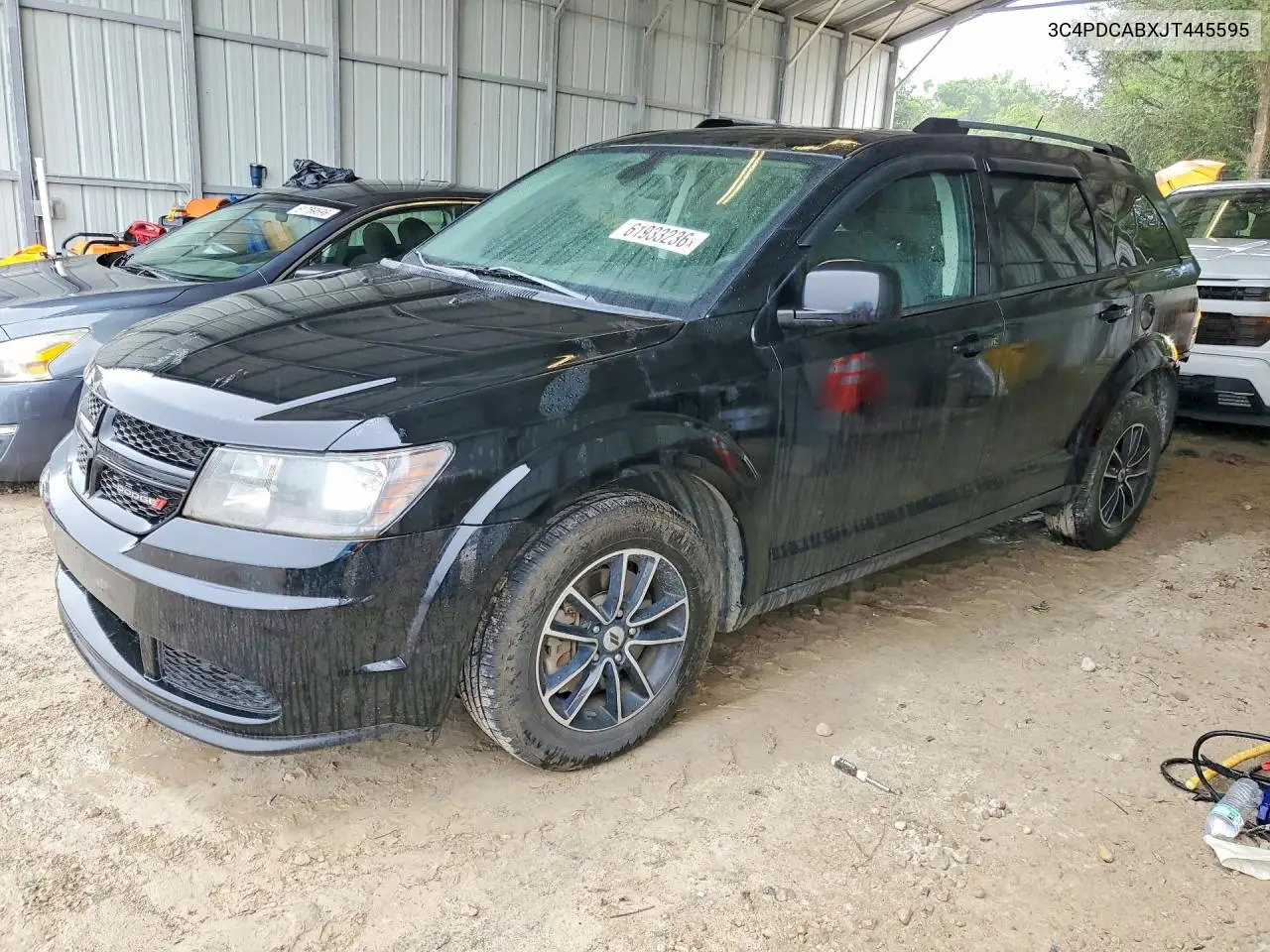 2018 Dodge Journey Se VIN: 3C4PDCABXJT445595 Lot: 61933236