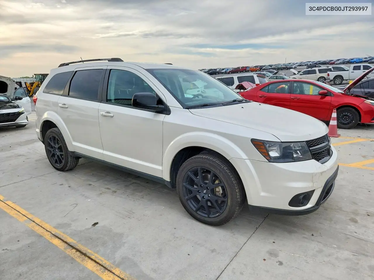 2018 Dodge Journey Sxt VIN: 3C4PDCBG0JT293997 Lot: 61971636