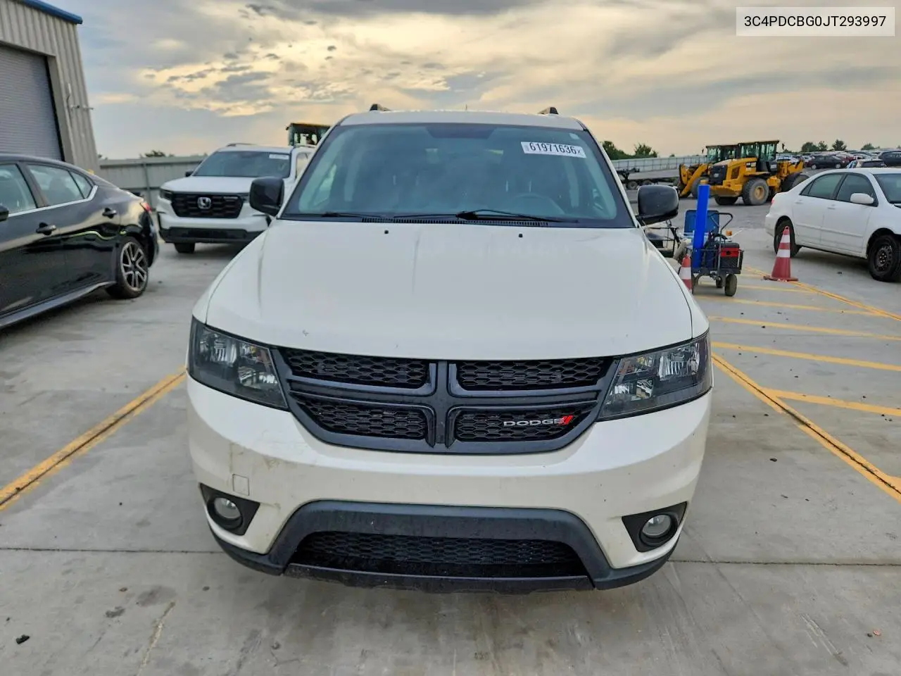 2018 Dodge Journey Sxt VIN: 3C4PDCBG0JT293997 Lot: 61971636