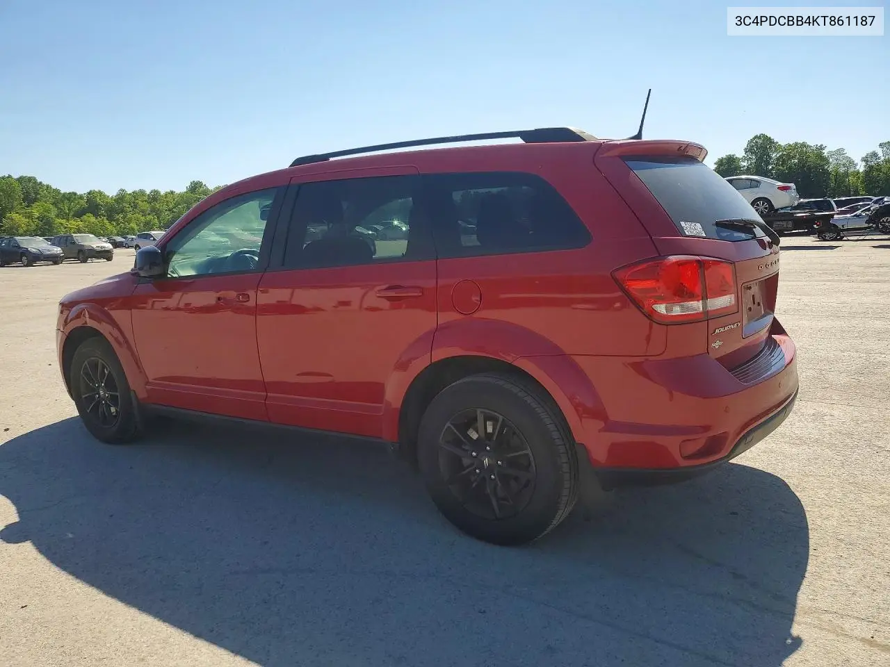 2019 Dodge Journey Se VIN: 3C4PDCBB4KT861187 Lot: 56031626