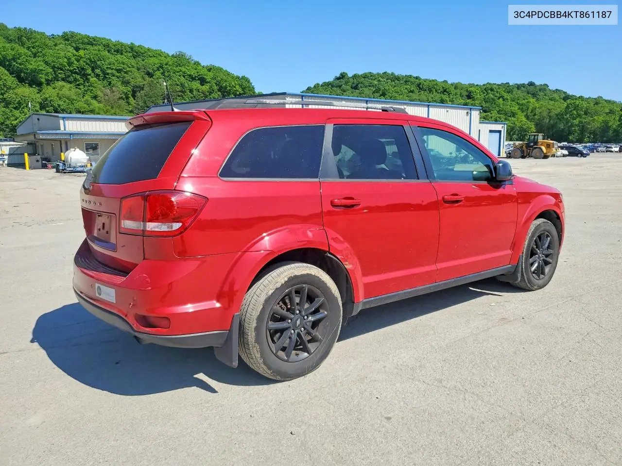 2019 Dodge Journey Se VIN: 3C4PDCBB4KT861187 Lot: 56031626