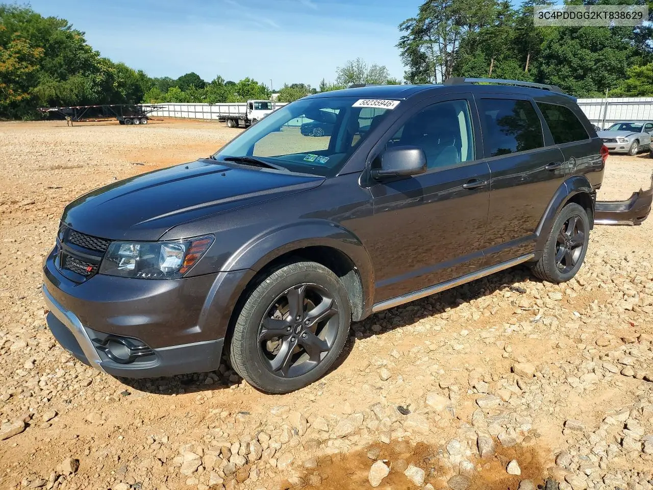 2019 Dodge Journey Crossroad VIN: 3C4PDDGG2KT838629 Lot: 58235946