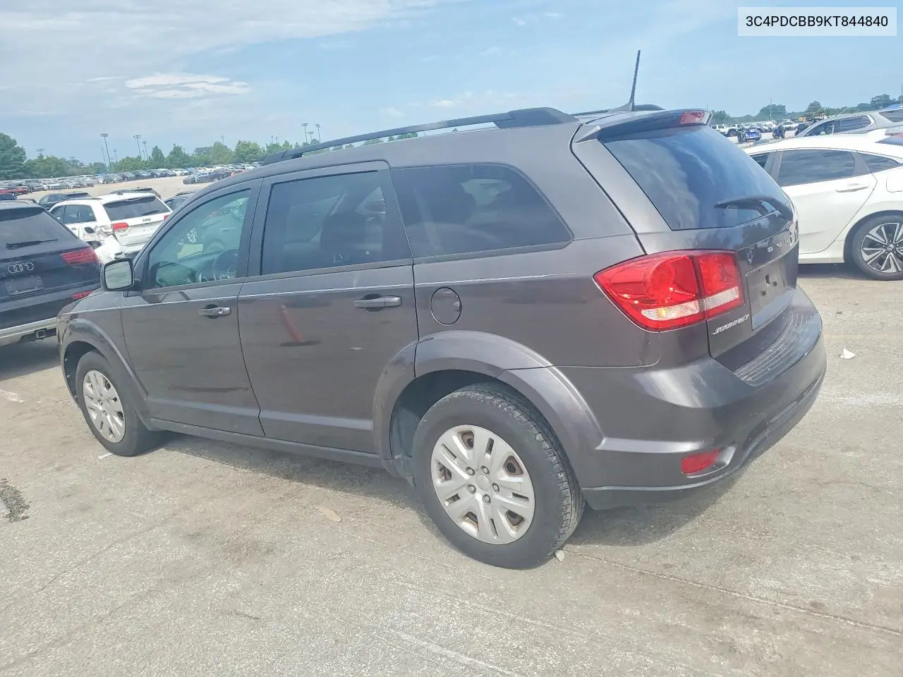 2019 Dodge Journey Se VIN: 3C4PDCBB9KT844840 Lot: 58497426