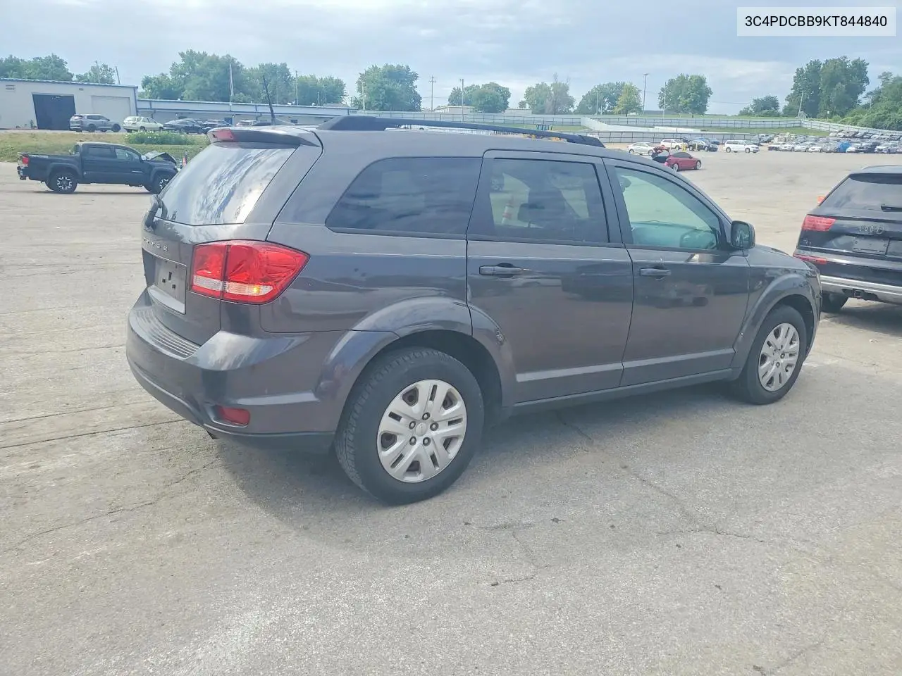 2019 Dodge Journey Se VIN: 3C4PDCBB9KT844840 Lot: 58497426