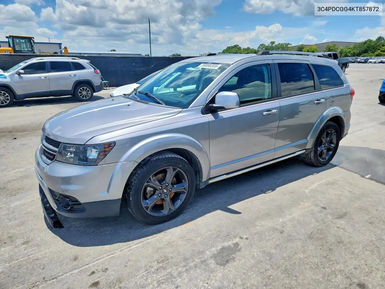 2019 Dodge Journey Crossroad VIN: 3C4PDCGG4KT857872 Lot: 59890306