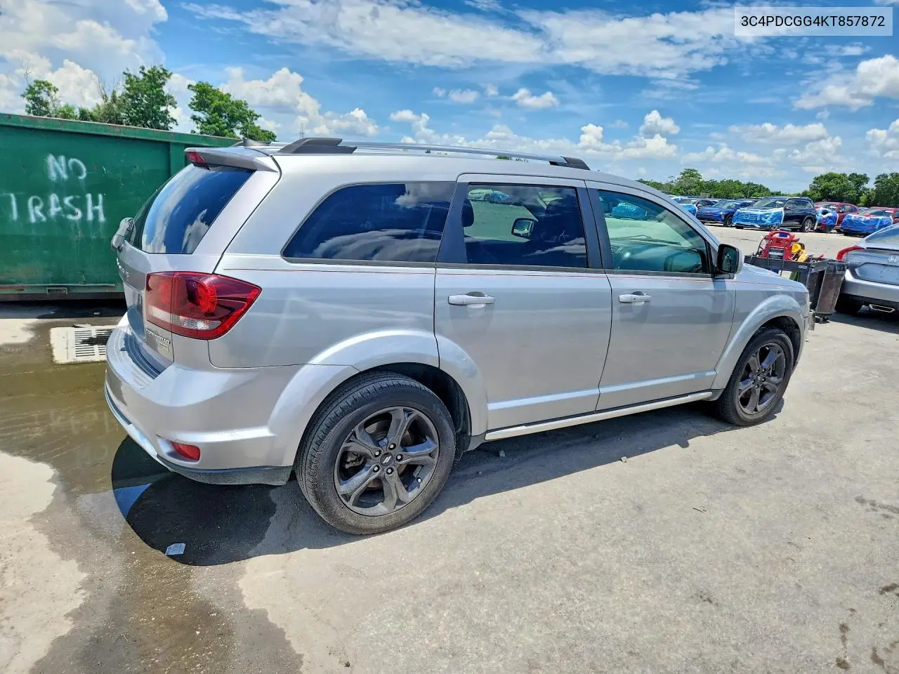 2019 Dodge Journey Crossroad VIN: 3C4PDCGG4KT857872 Lot: 59890306