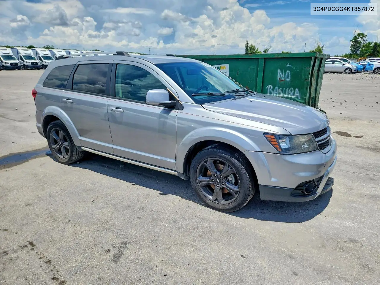 2019 Dodge Journey Crossroad VIN: 3C4PDCGG4KT857872 Lot: 59890306