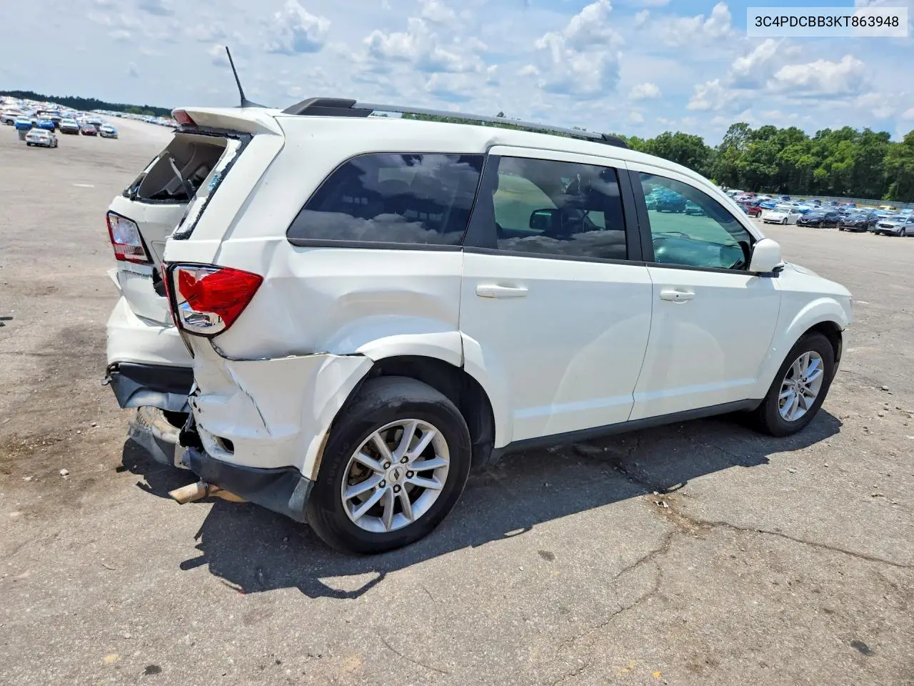 2019 Dodge Journey Se VIN: 3C4PDCBB3KT863948 Lot: 60228546