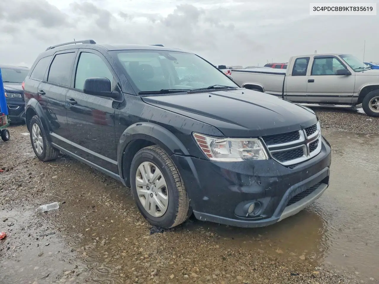 2019 Dodge Journey Se VIN: 3C4PDCBB9KT835619 Lot: 60577696