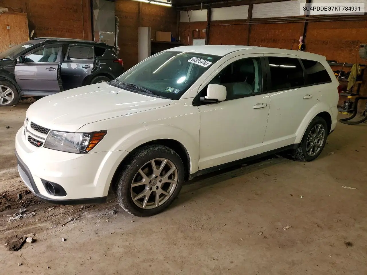 2019 Dodge Journey Gt VIN: 3C4PDDEG7KT784991 Lot: 60955446