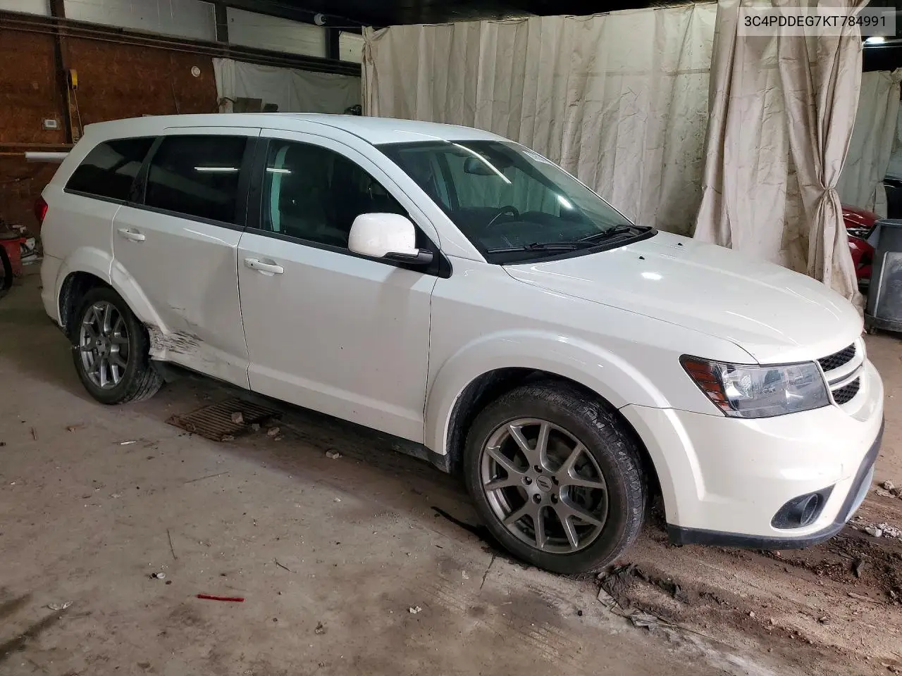 2019 Dodge Journey Gt VIN: 3C4PDDEG7KT784991 Lot: 60955446
