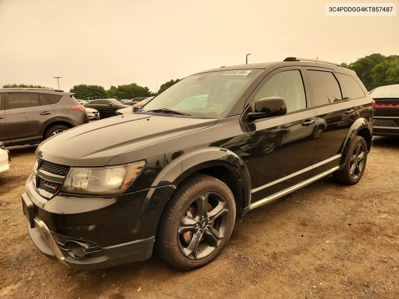 2019 Dodge Journey Crossroad VIN: 3C4PDDGG4KT857487 Lot: 61050186