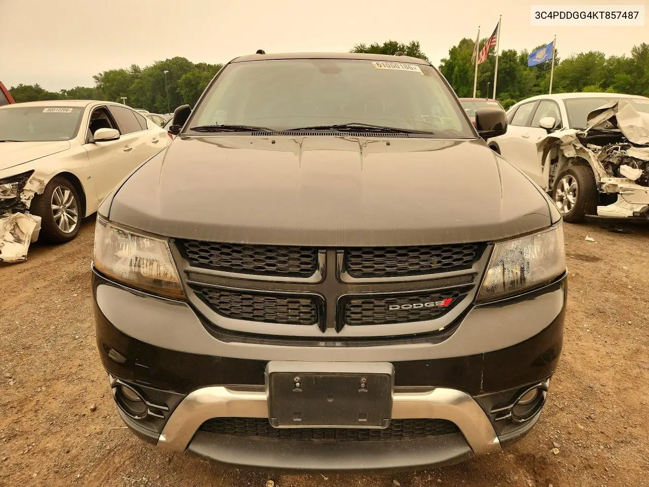 2019 Dodge Journey Crossroad VIN: 3C4PDDGG4KT857487 Lot: 61050186