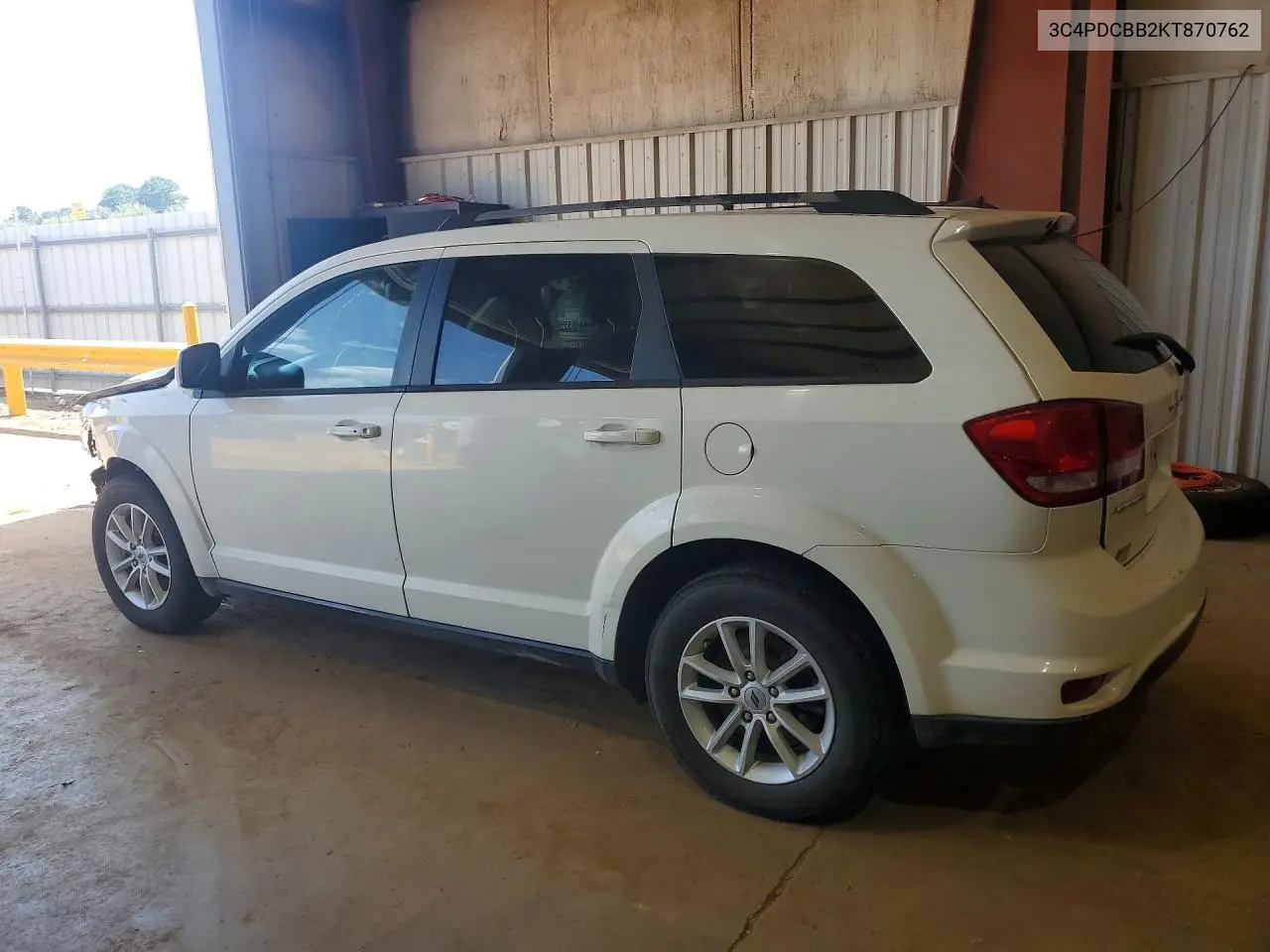 2019 Dodge Journey Se VIN: 3C4PDCBB2KT870762 Lot: 61535156