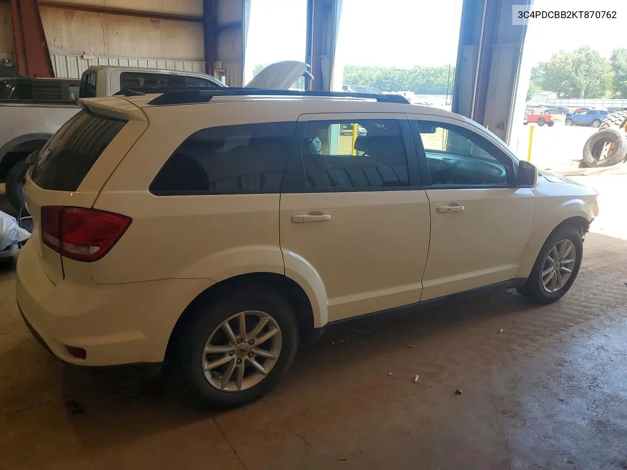 2019 Dodge Journey Se VIN: 3C4PDCBB2KT870762 Lot: 61535156