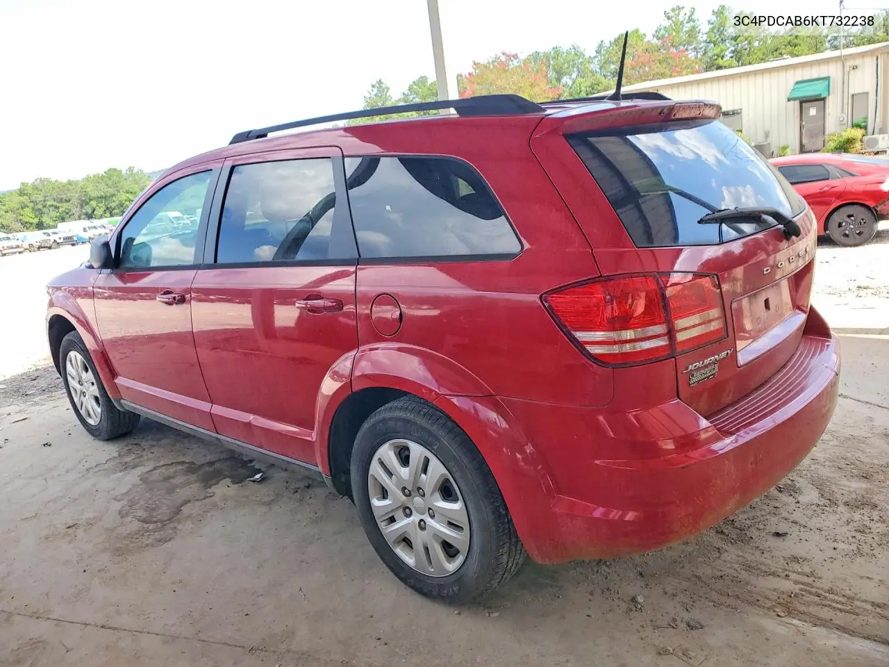 2019 Dodge Journey Se VIN: 3C4PDCAB6KT732238 Lot: 61588226