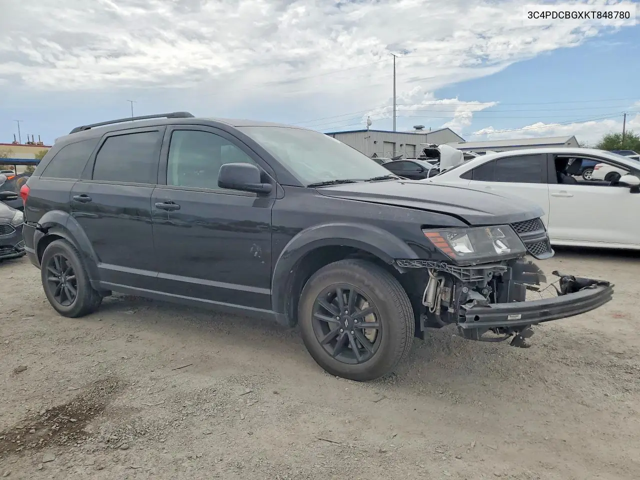 2019 Dodge Journey Se VIN: 3C4PDCBGXKT848780 Lot: 61616836