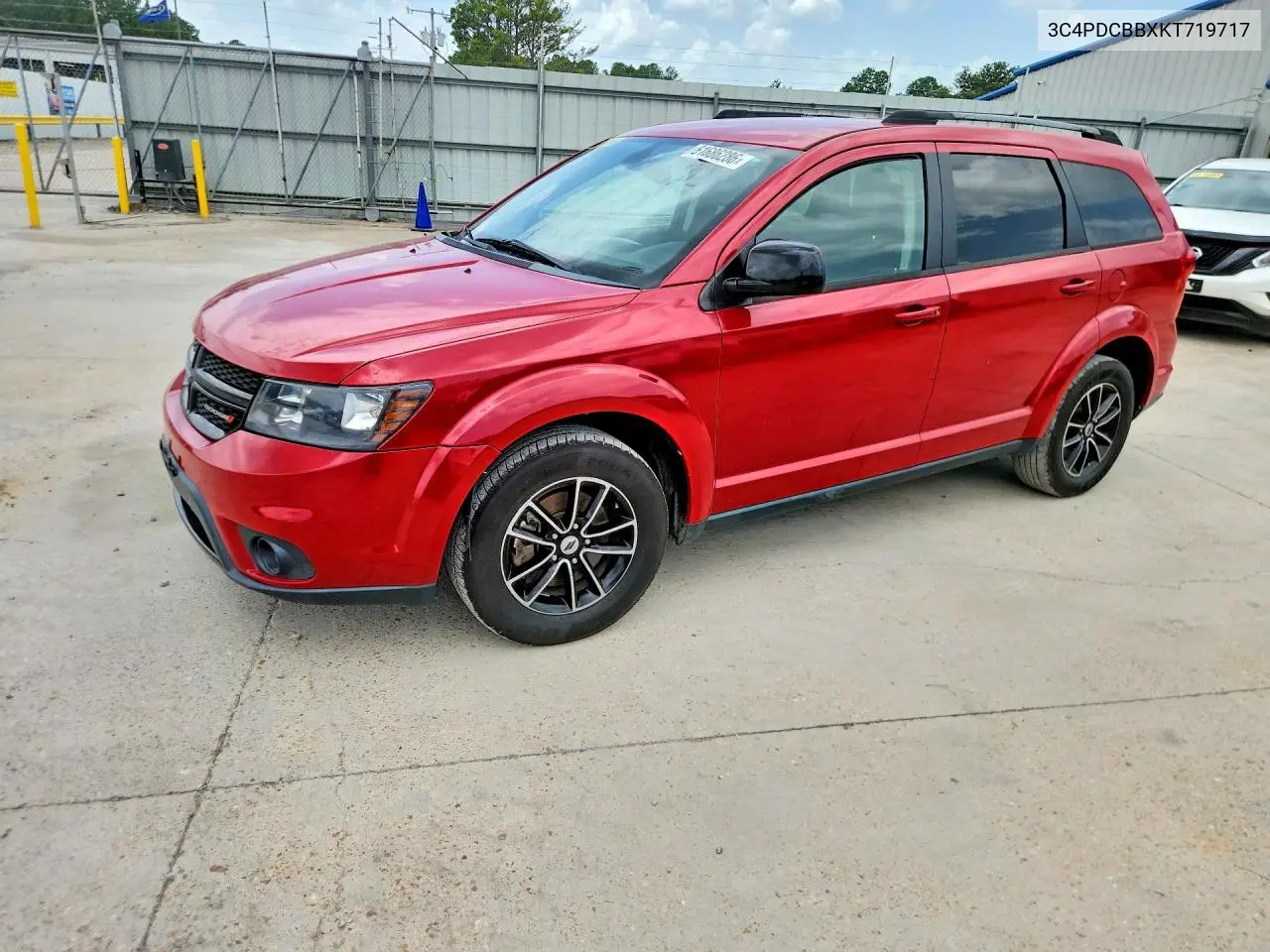 2019 Dodge Journey Se VIN: 3C4PDCBBXKT719717 Lot: 61686286