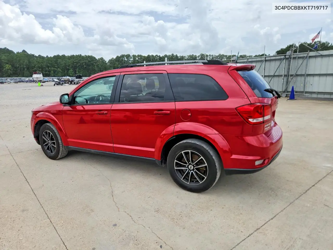 2019 Dodge Journey Se VIN: 3C4PDCBBXKT719717 Lot: 61686286