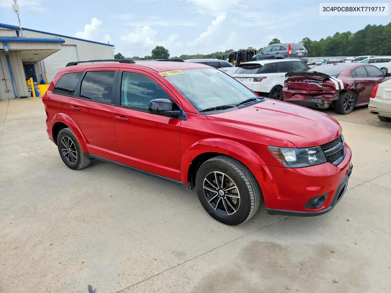 2019 Dodge Journey Se VIN: 3C4PDCBBXKT719717 Lot: 61686286