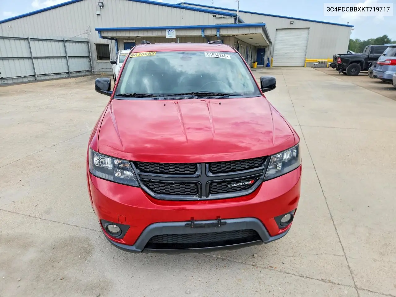 2019 Dodge Journey Se VIN: 3C4PDCBBXKT719717 Lot: 61686286