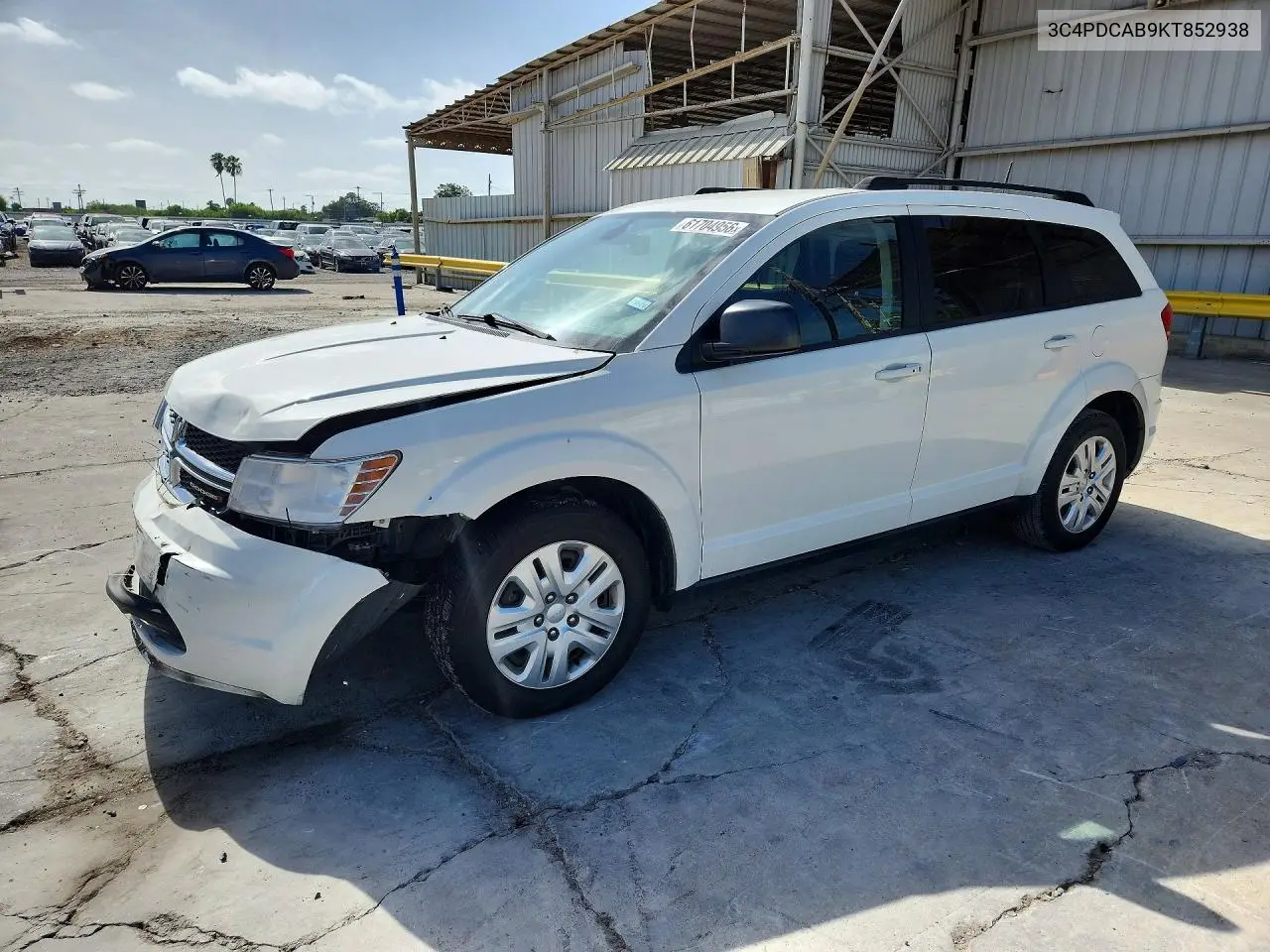 3C4PDCAB9KT852938 2019 Dodge Journey Se