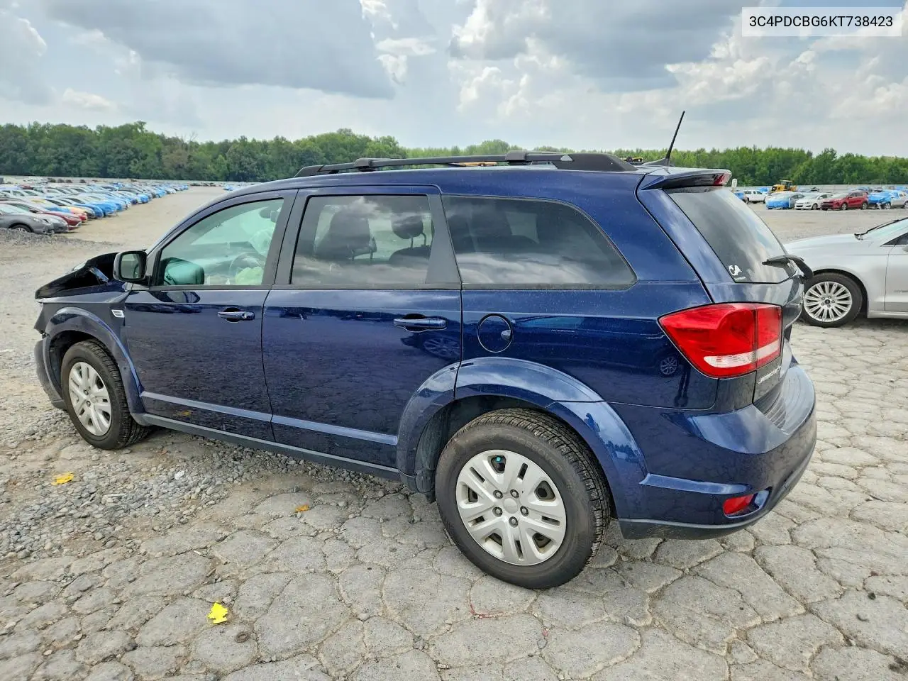 2019 Dodge Journey Se VIN: 3C4PDCBG6KT738423 Lot: 61740976