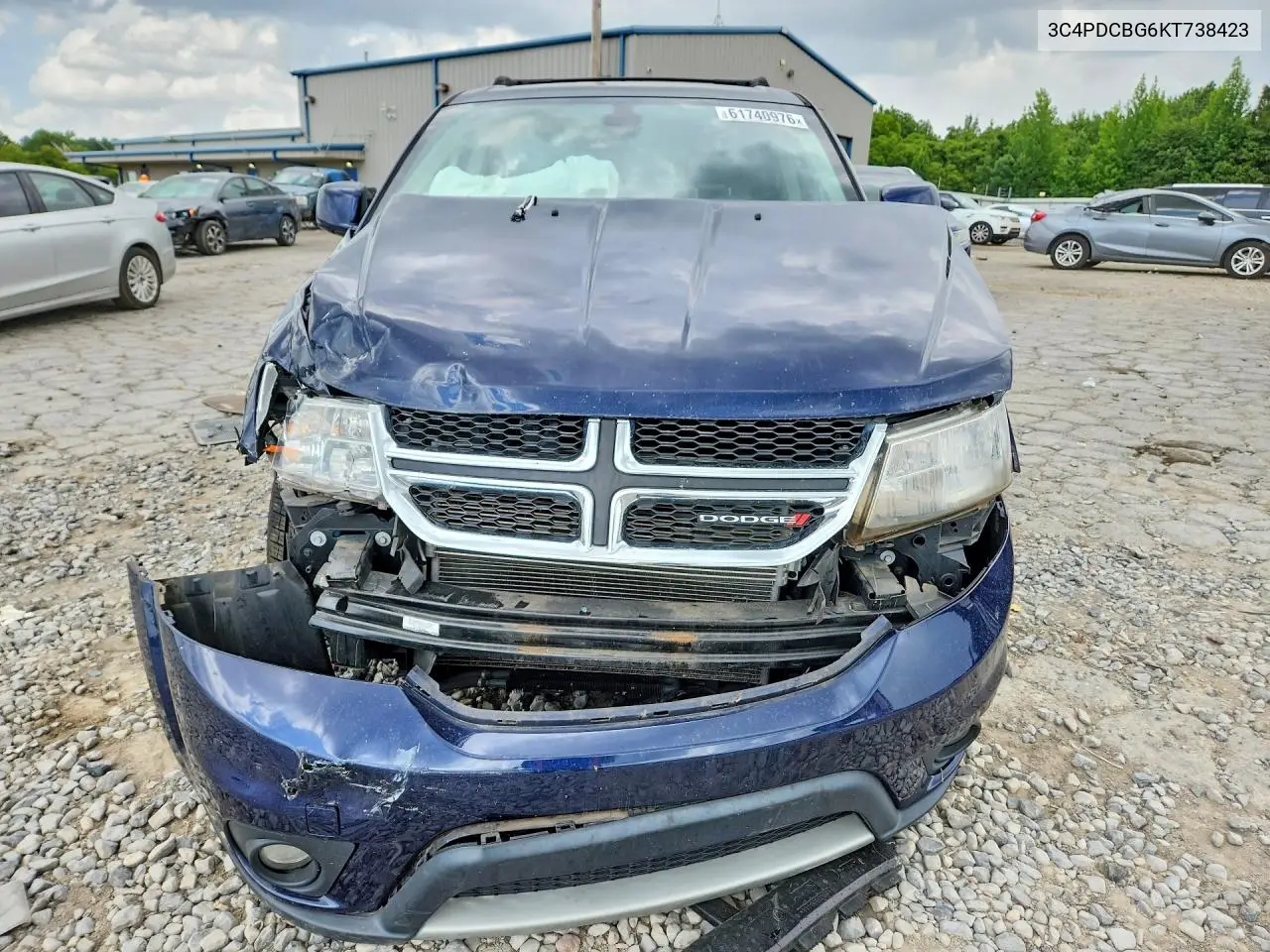 2019 Dodge Journey Se VIN: 3C4PDCBG6KT738423 Lot: 61740976