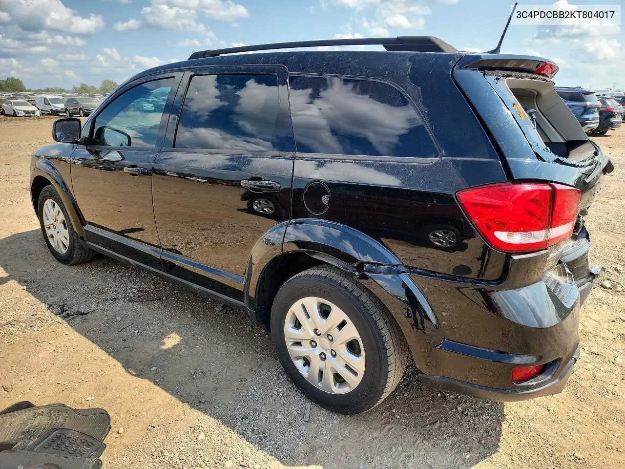 2019 Dodge Journey VIN: 3C4PDCBB2KT804017 Lot: 61909456