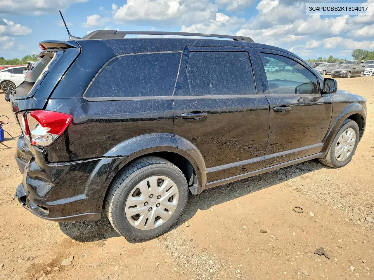 2019 Dodge Journey VIN: 3C4PDCBB2KT804017 Lot: 61909456