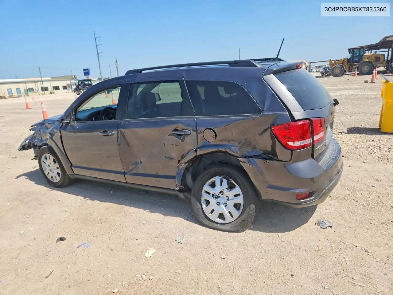 2019 Dodge Journey Se VIN: 3C4PDCBB5KT835360 Lot: 61971706