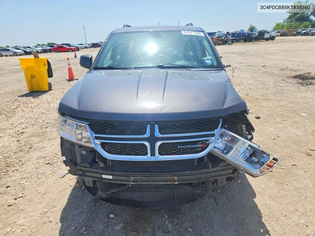 2019 Dodge Journey Se VIN: 3C4PDCBB5KT835360 Lot: 61971706