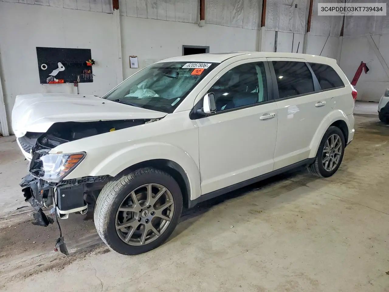 2019 Dodge Journey Gt VIN: 3C4PDDEG3KT739434 Lot: 62057806