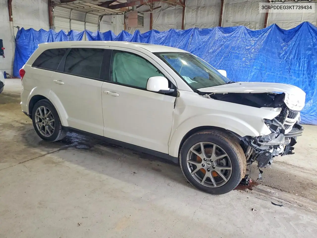 2019 Dodge Journey Gt VIN: 3C4PDDEG3KT739434 Lot: 62057806