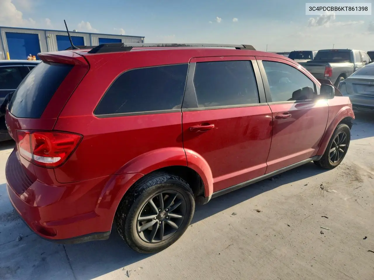 2019 Dodge Journey VIN: 3C4PDCBB6KT861398 Lot: 62288466