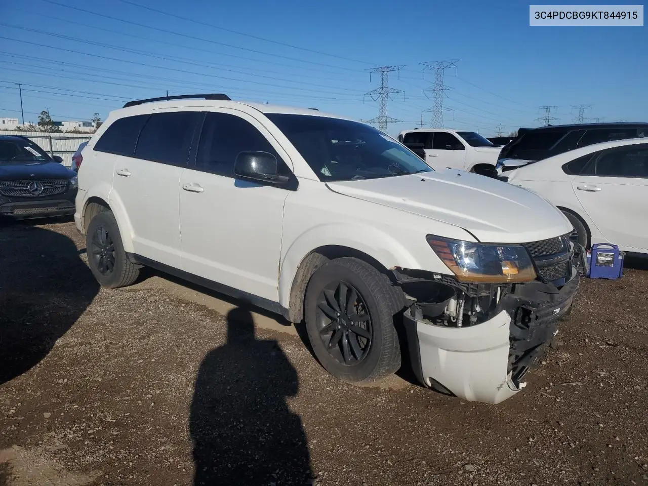 3C4PDCBG9KT844915 2019 Dodge Journey Se