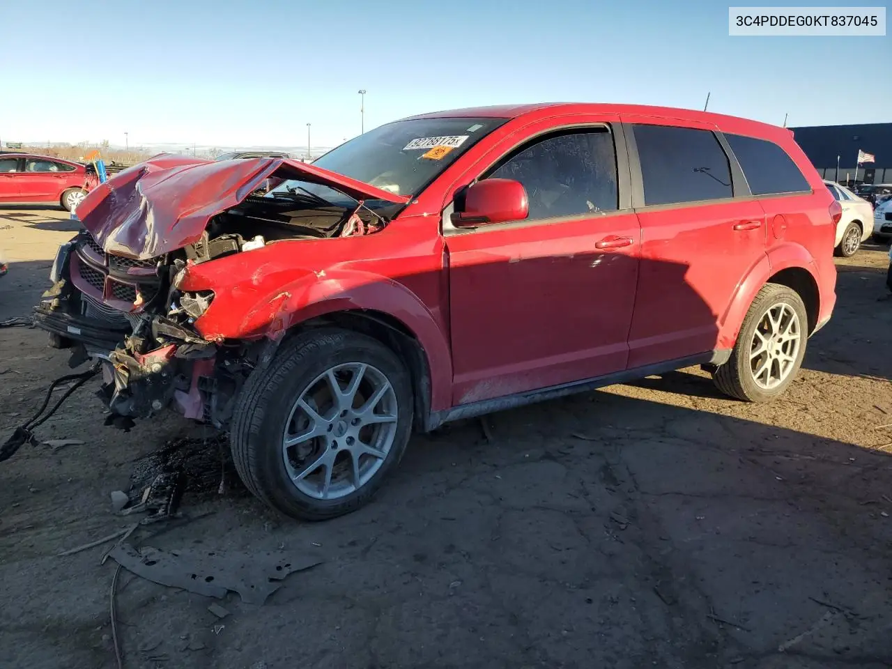 3C4PDDEG0KT837045 2019 Dodge Journey Gt