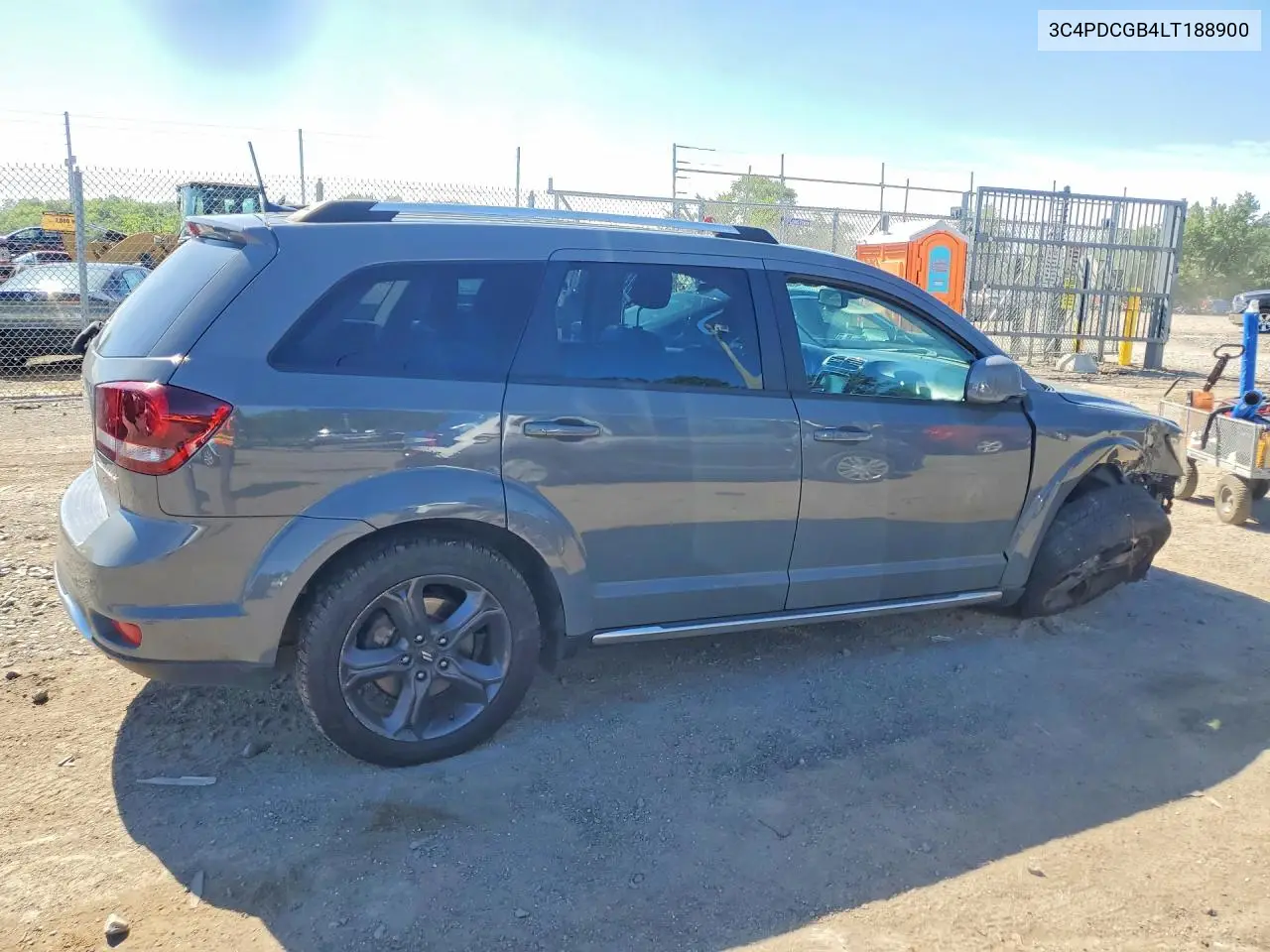 2020 Dodge Journey Crossroad VIN: 3C4PDCGB4LT188900 Lot: 57467176