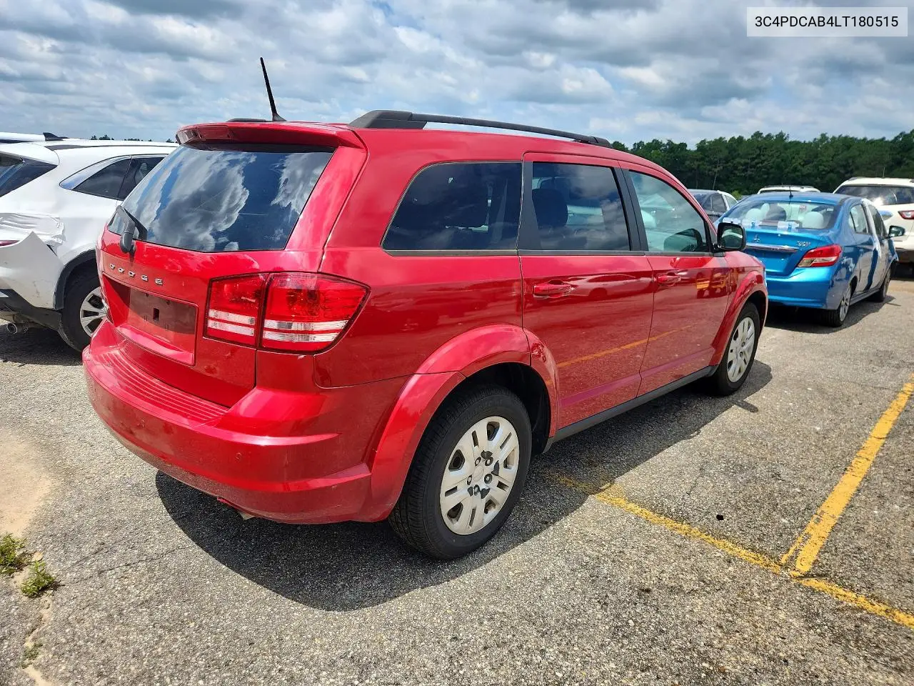 3C4PDCAB4LT180515 2020 Dodge Journey Se
