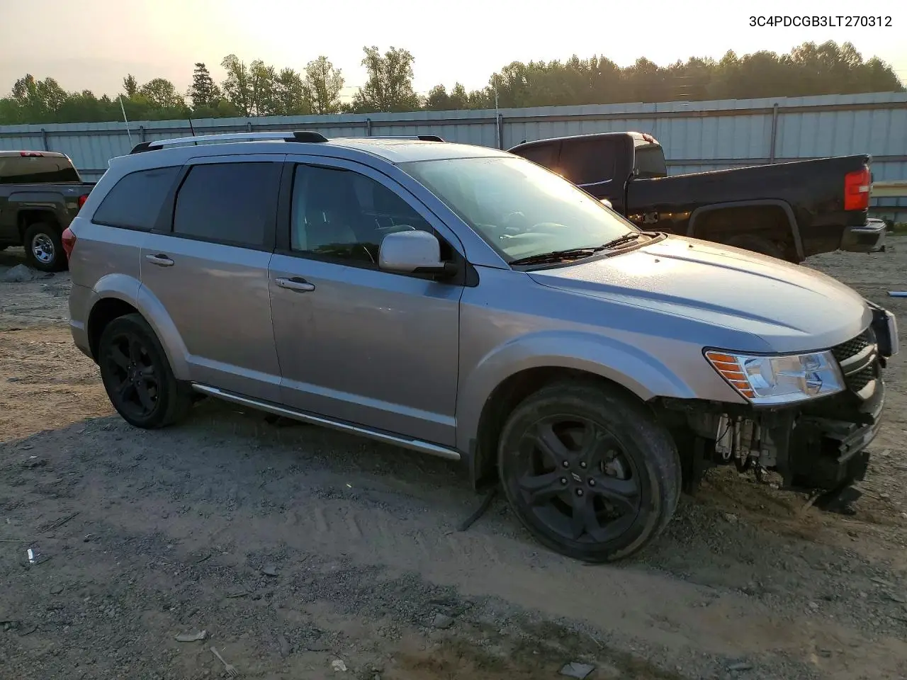 2020 Dodge Journey Crossroad VIN: 3C4PDCGB3LT270312 Lot: 61487326