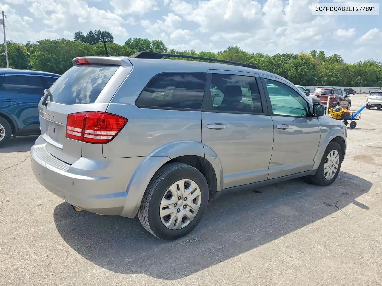 2020 Dodge Journey Se VIN: 3C4PDCAB2LT277891 Lot: 61868026