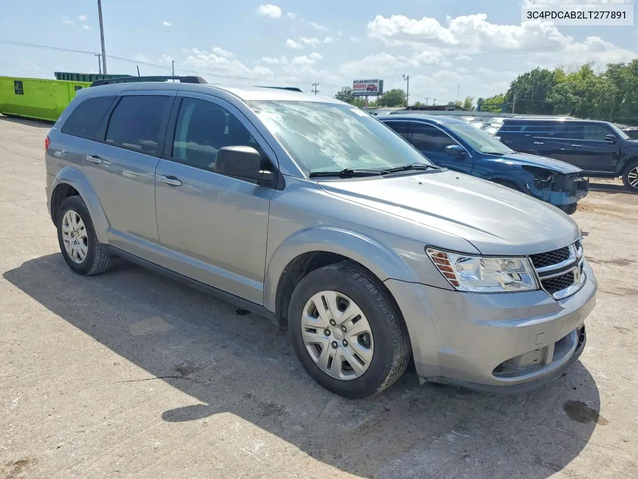 2020 Dodge Journey Se VIN: 3C4PDCAB2LT277891 Lot: 61868026