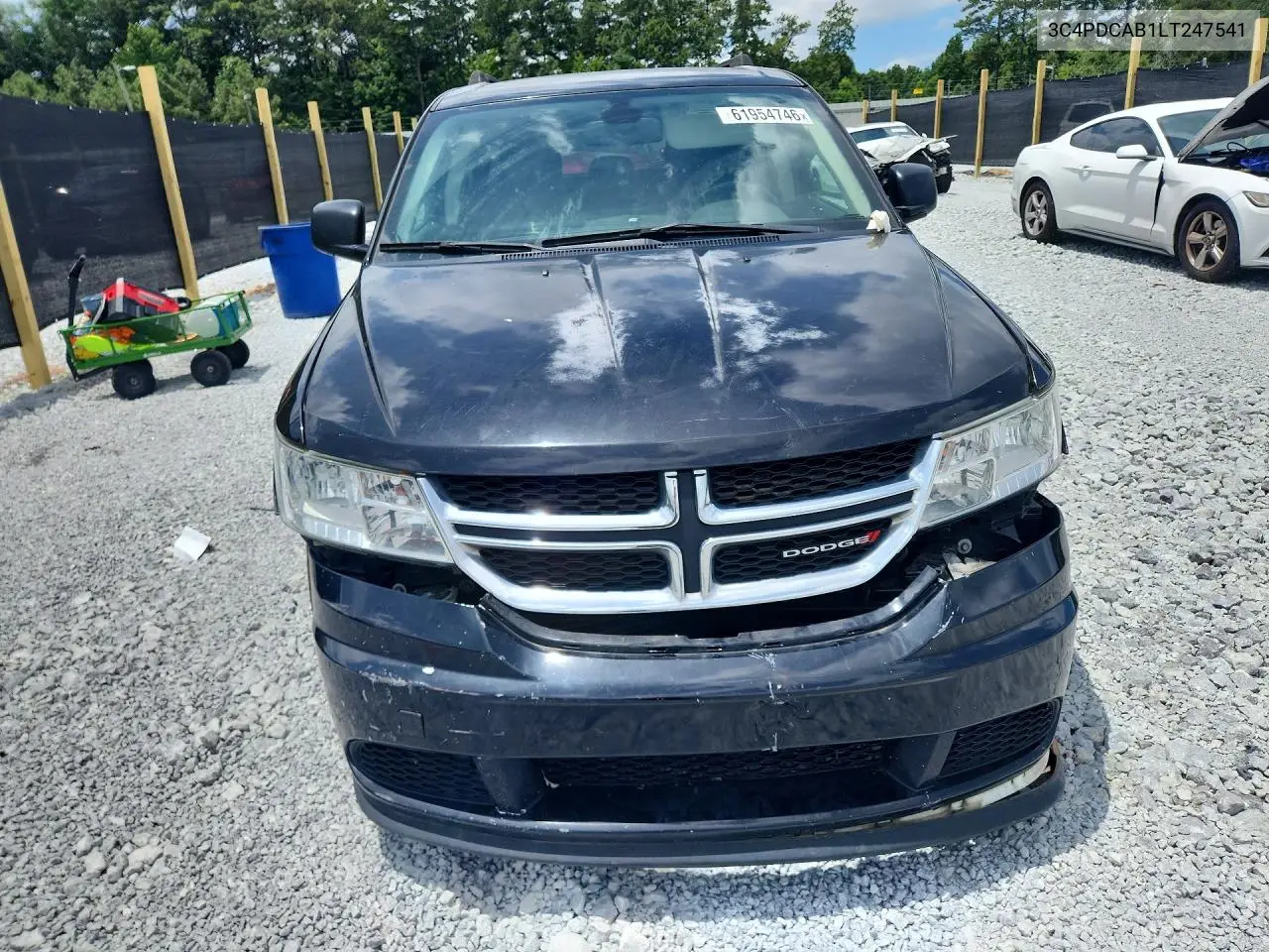 2020 Dodge Journey Se VIN: 3C4PDCAB1LT247541 Lot: 61954746