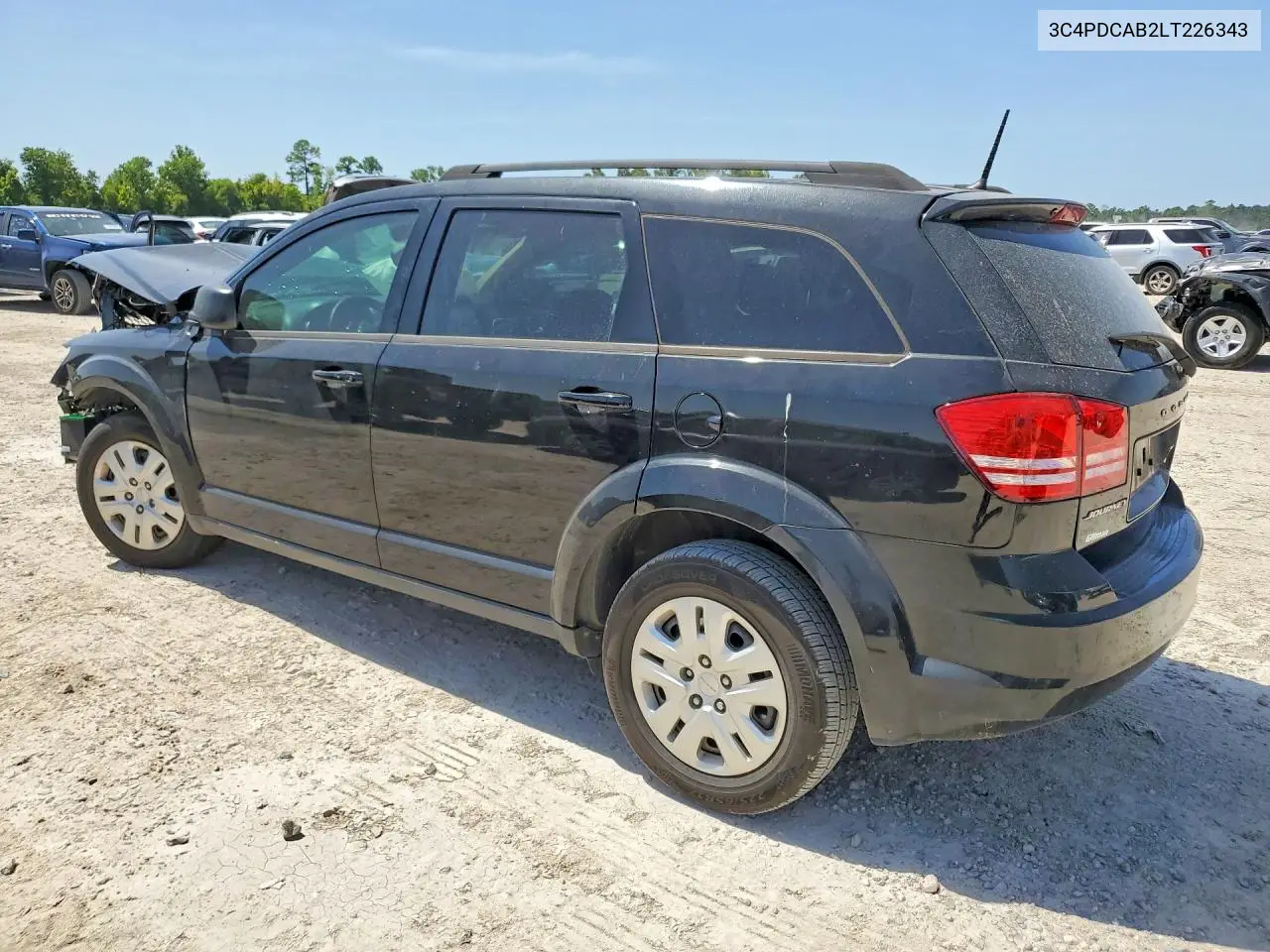 2020 Dodge Journey Se VIN: 3C4PDCAB2LT226343 Lot: 62057756
