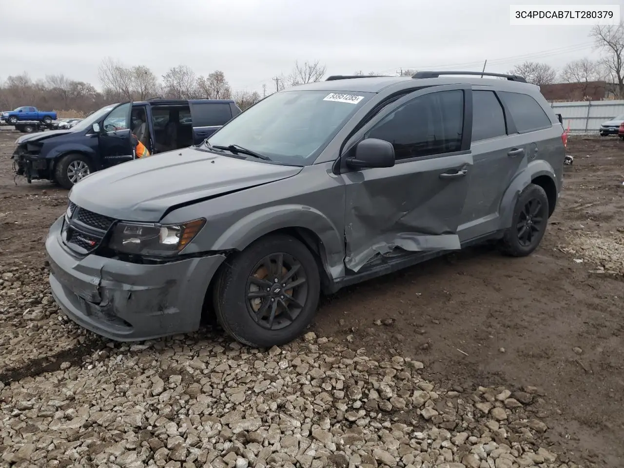 3C4PDCAB7LT280379 2020 Dodge Journey Se