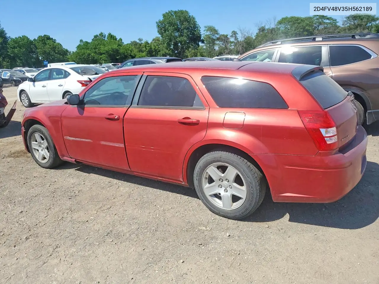 2005 Dodge Magnum Sxt VIN: 2D4FV48V35H562189 Lot: 55299446