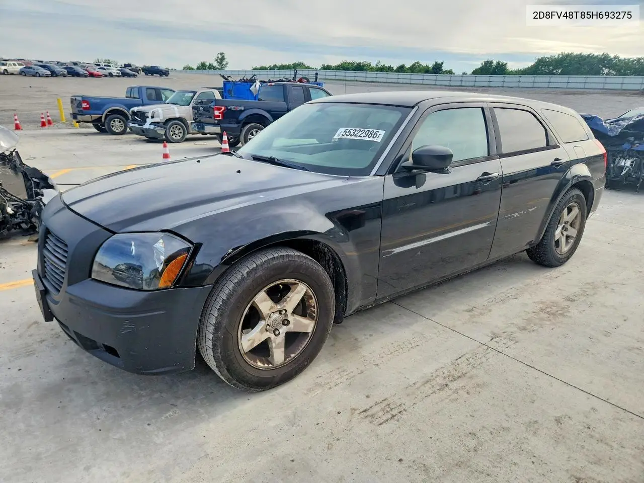 2005 Dodge Magnum Se VIN: 2D8FV48T85H693275 Lot: 55322986
