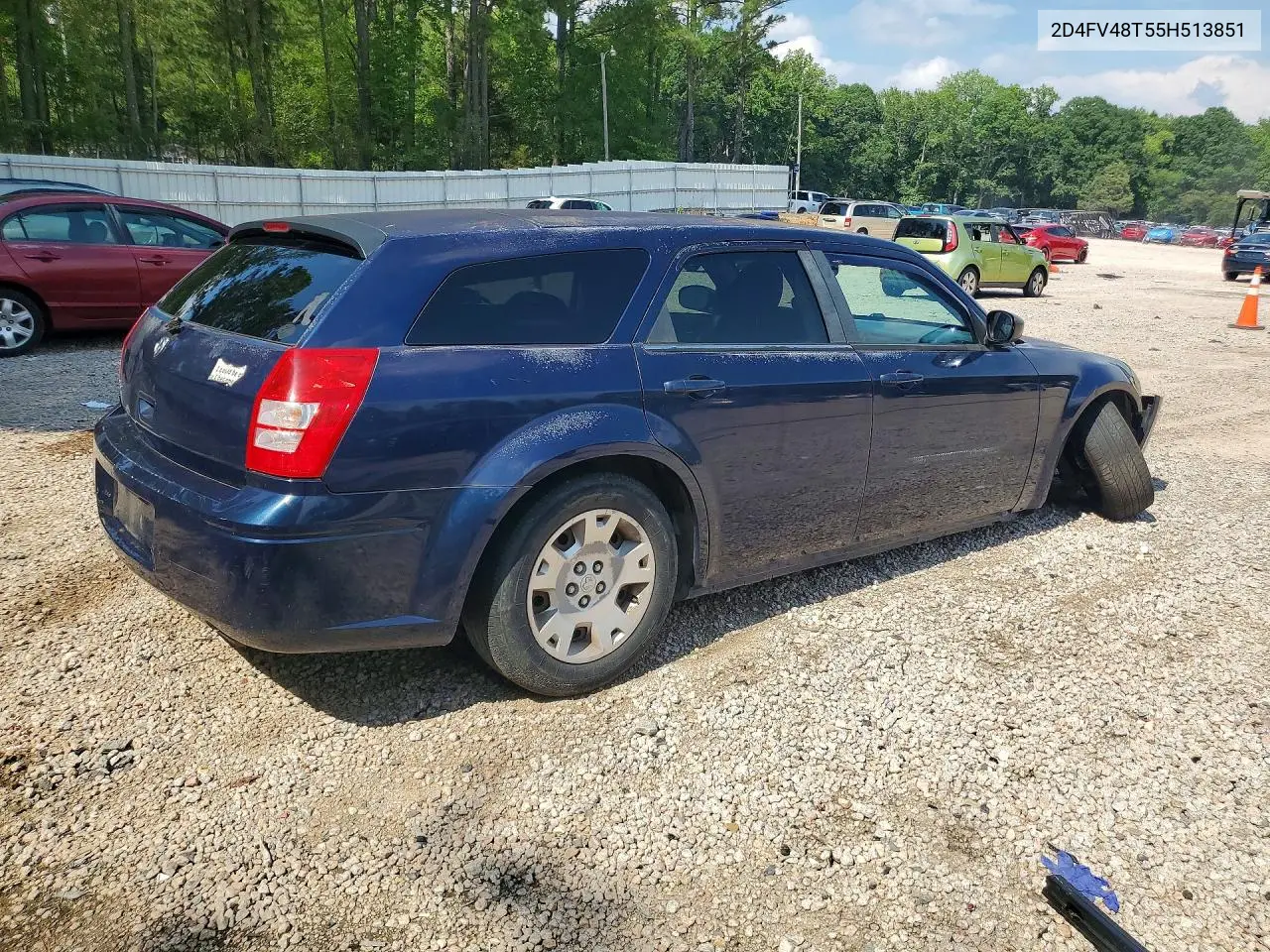 2005 Dodge Magnum Se VIN: 2D4FV48T55H513851 Lot: 60048986